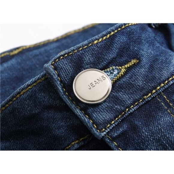 Men's Skinny Slim Fit Stretch Straight Leg Fashion Jeans Pants - Picture 4 of 7